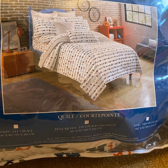 Kids Quilt & Sheets - Alphabet - Picture 7 of 7